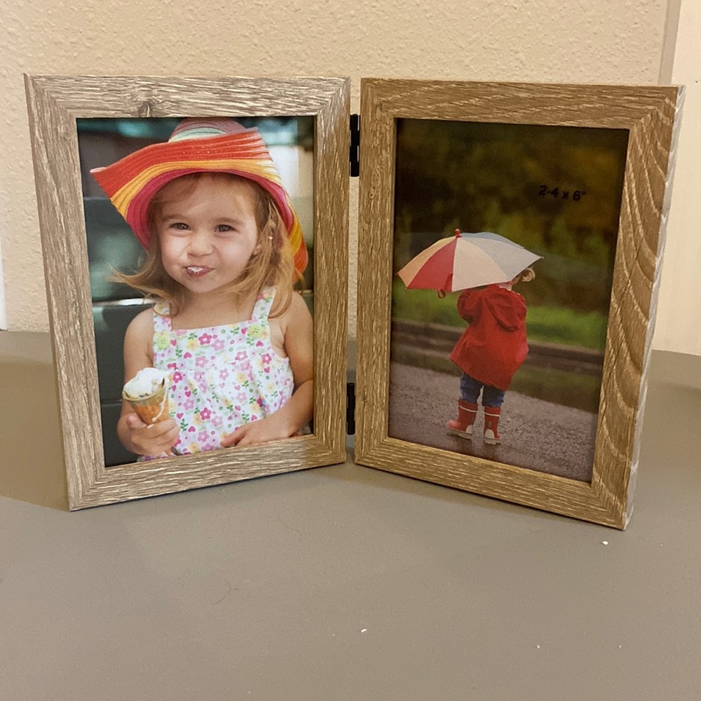 Brand new double 4x6 photo frame!